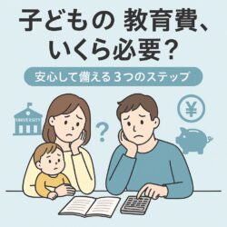 子どもの教育費、いくら必要？安心のための準備法