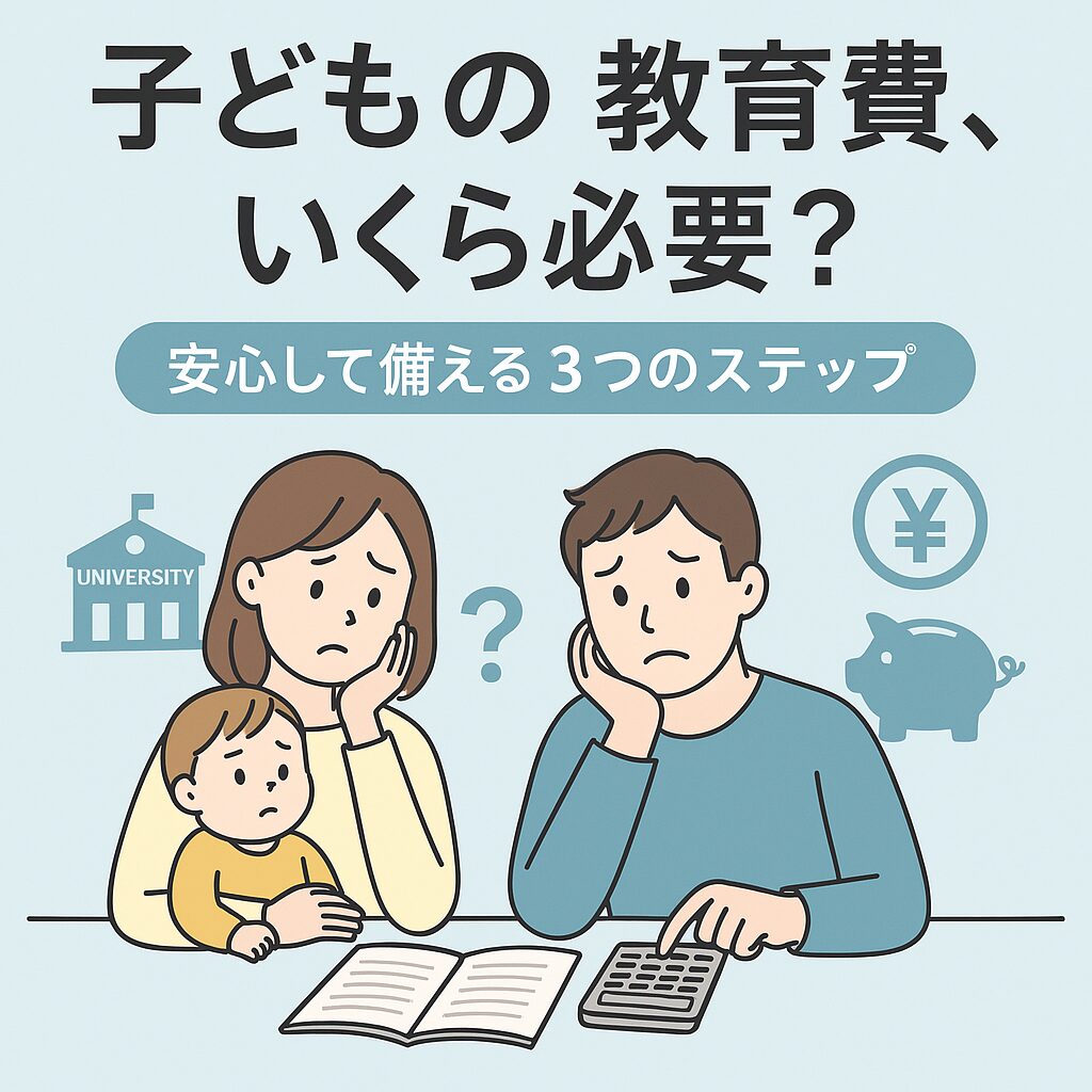 子どもの教育費、いくら必要？安心のための準備法