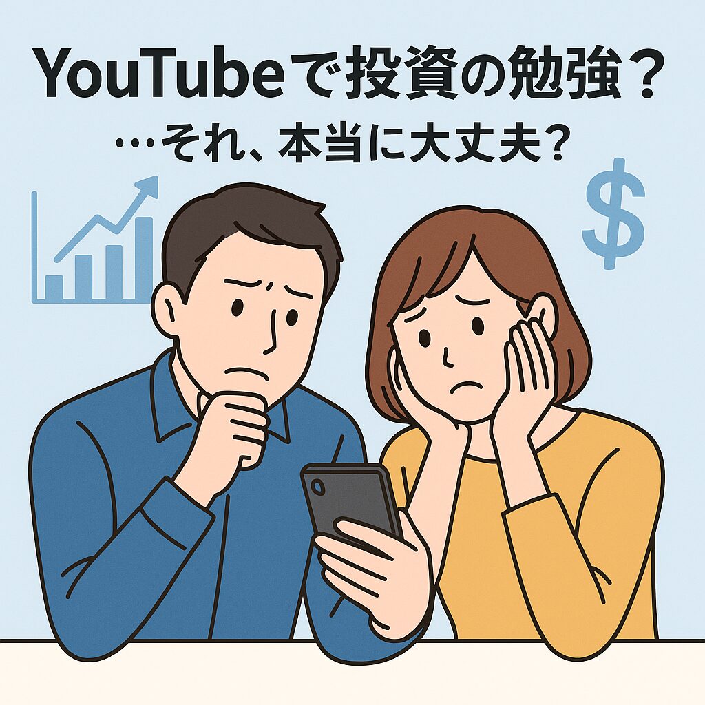 YouTubeで投資の勉強？無理無理