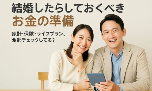 結婚したらしておくべきお金の準備｜将来の安心は「今の行動」から