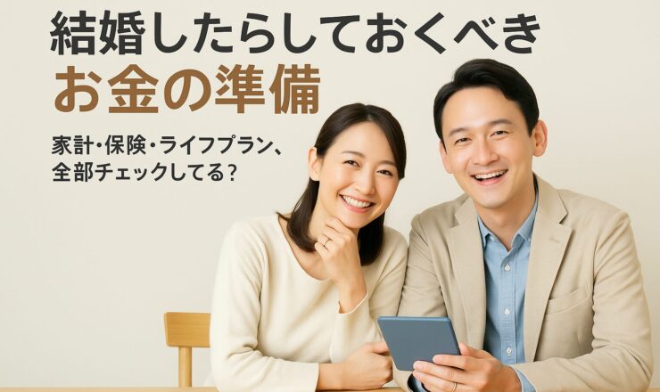 結婚したらしておくべきお金の準備｜将来の安心は「今の行動」から