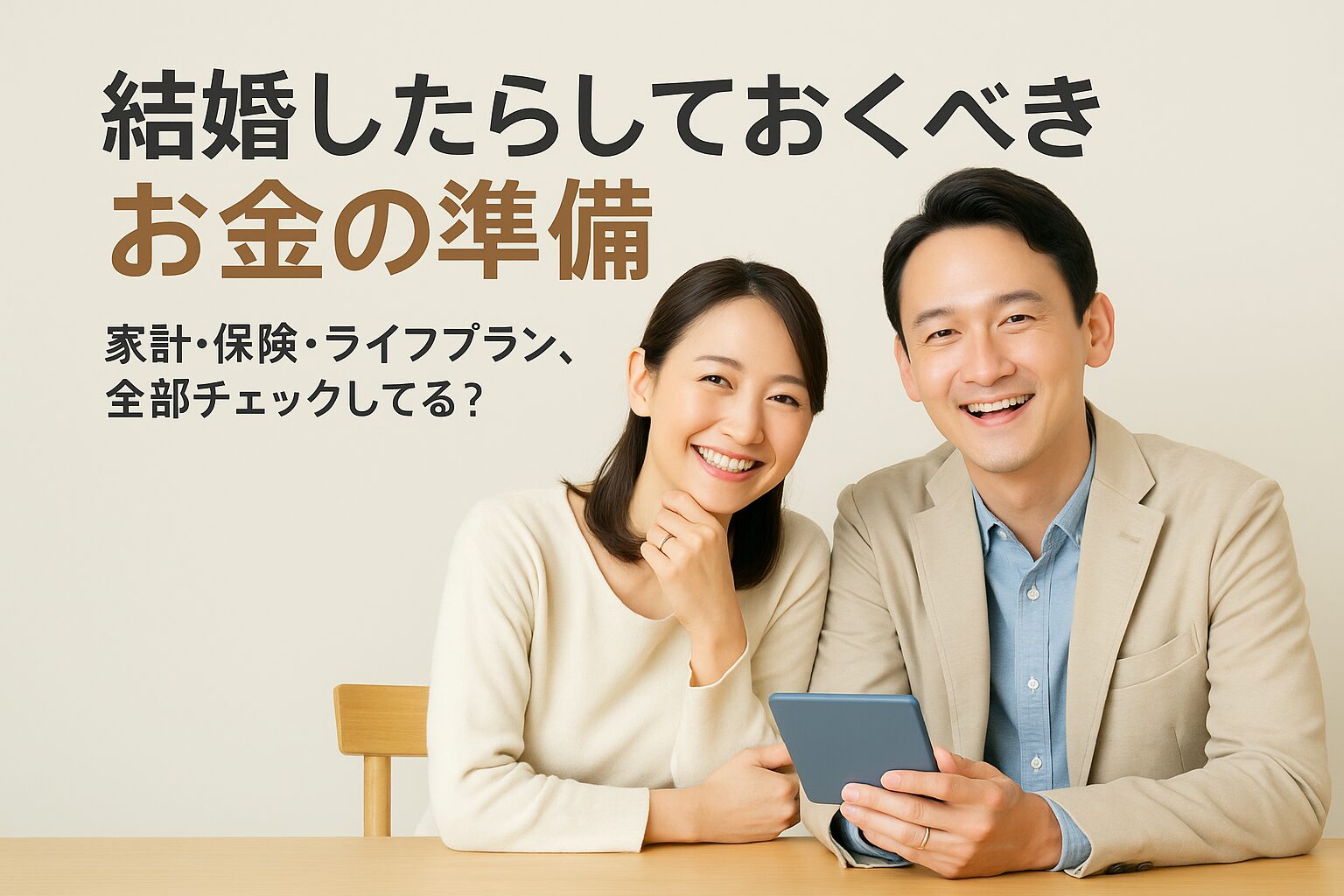 結婚したらしておくべきお金の準備｜将来の安心は「今の行動」から