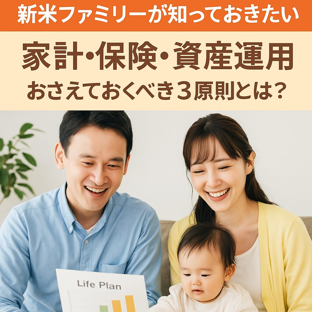 はじめての家族設計。新米ファミリーが知っておきたい“お金の3原則”