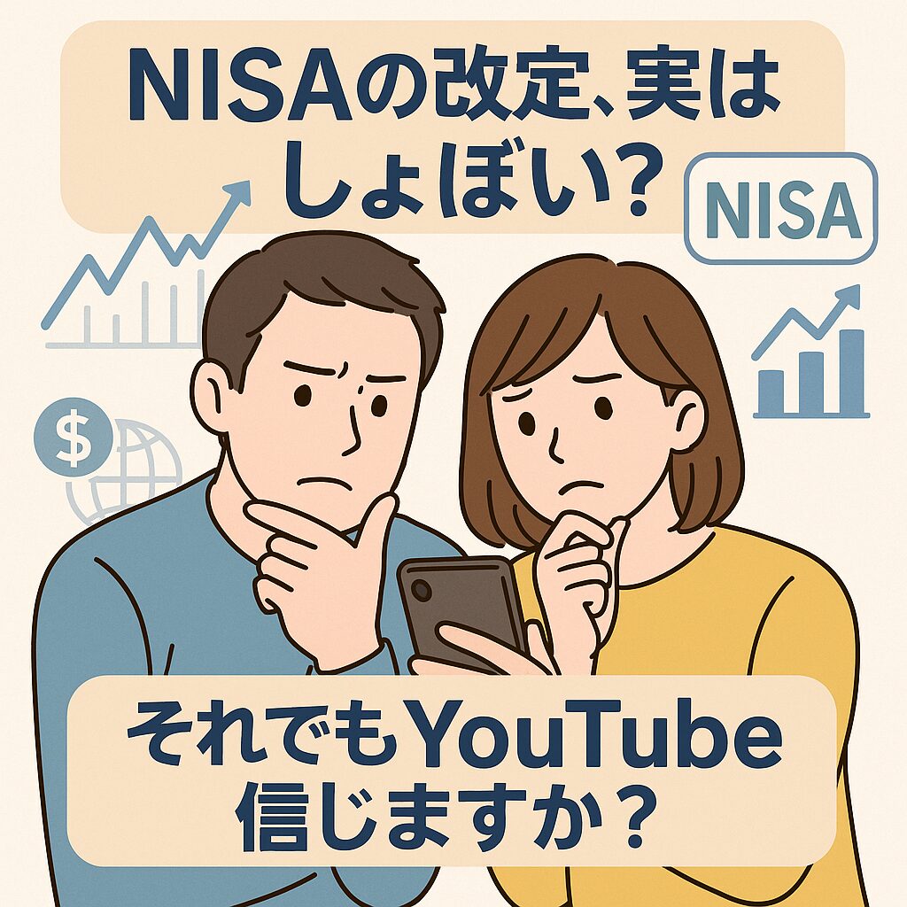 NISAの改定案がしょぼい？積立の限界と本当の資産運用の話